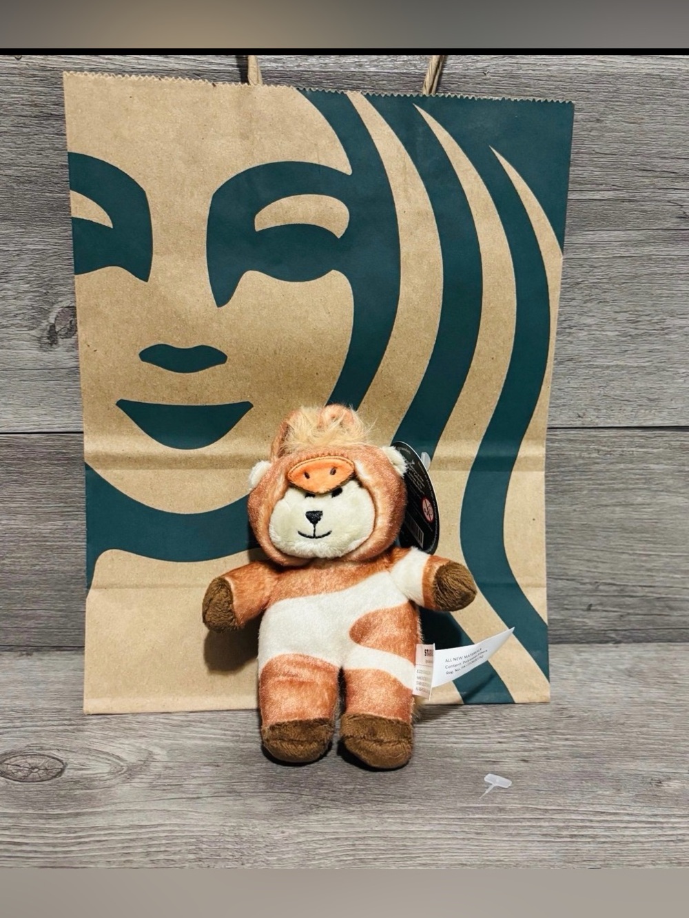 Starbucks Bearista 2026 Year of the Horse Plush Keychain Limited Edition New